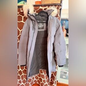 Aritzia TNA Powder Parka in Gray